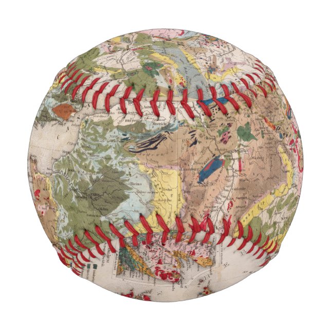 Geology of Europe Baseball (Front)