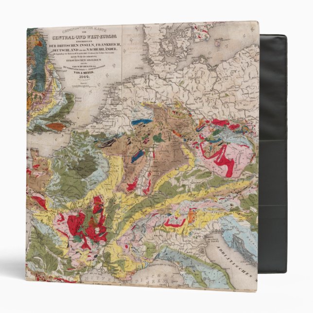 Geology of Europe Binder (Front/Inside)