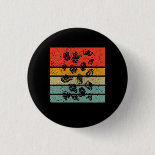 Geology - Rock Collecting Retro 1 Inch Round Button