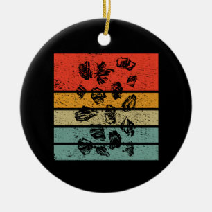 Geology - Rock Collecting Retro Ceramic Ornament