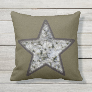 Geology Rock Star on Custom Colour Outdoor Pillow