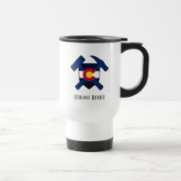 "Geology Rocks" Colorado State Flag Hammer Logo