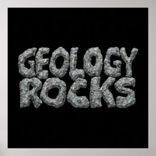 Geology Rocks - Earth Science Pun Poster
