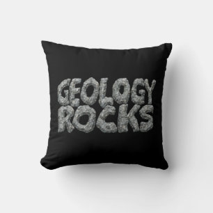 Geology Rocks - Earth Science Pun Throw Pillow