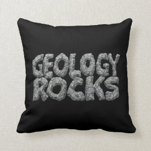 Geology Rocks - Earth Science Pun Throw Pillow
