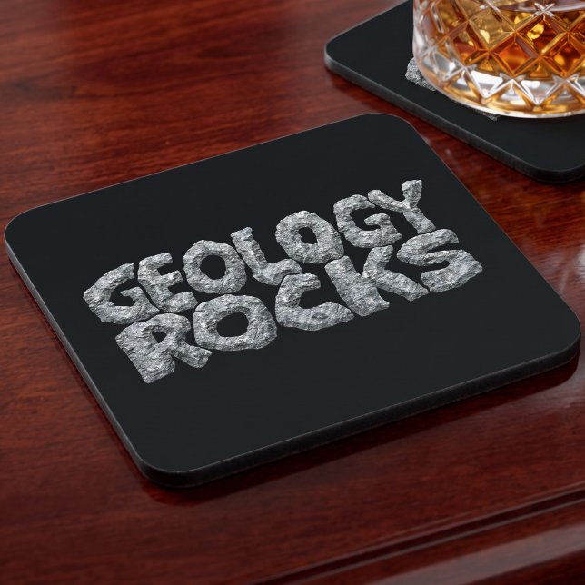 Geology Rocks - Funny Earth Science Pun Coaster (Creator Uploaded)