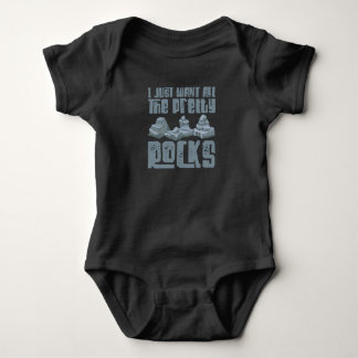 Geology Rocks Funny Rock Collector Geologist Baby Bodysuit