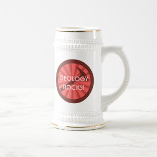 Geology Rocks! Hammer Badge Beer Stein
