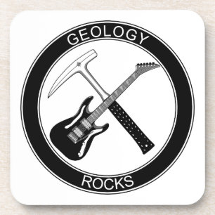 Geology Rocks Hard plastic coaster
