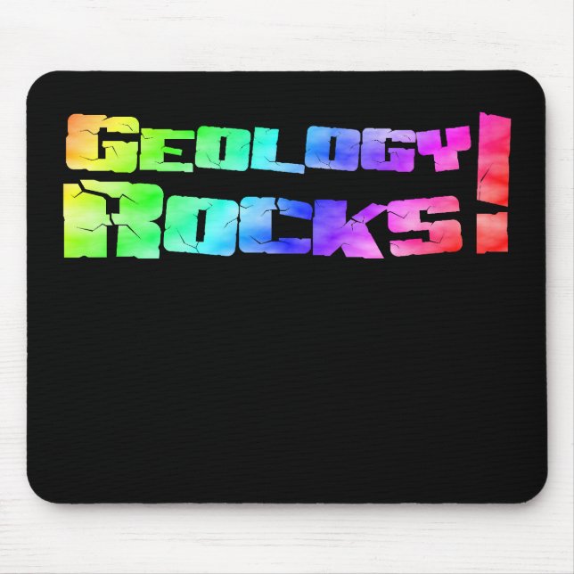 Geology Rocks Mousepad (Front)