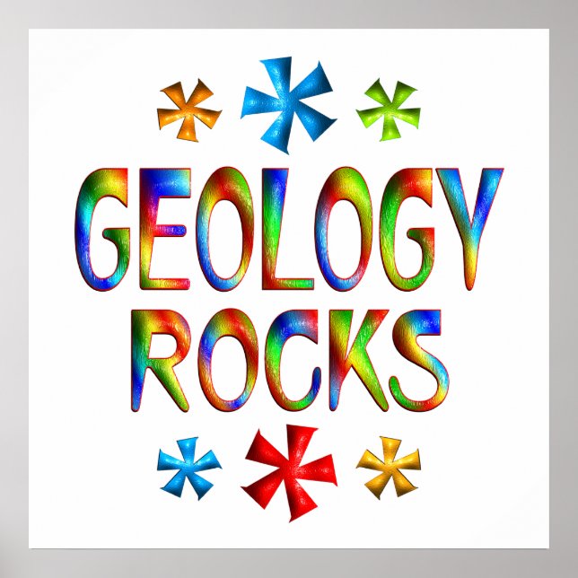 GEOLOGY ROCKS POSTER (Front)