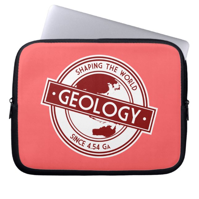 Geology- Shaping the World Badge (Asia/Australia) Laptop Sleeve (Front)