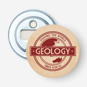 Geology- Shaping the World Logo (Asia/Australia) Bottle Opener