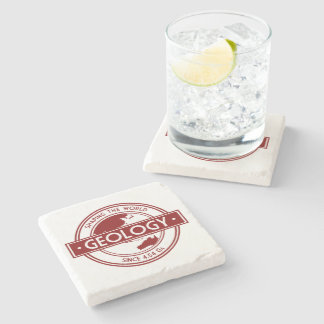 Geology- Shaping the World Logo (Asia/Australia) Stone Coaster