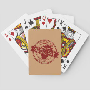 Geology- Shaping the World Logo (Europe) Playing Cards