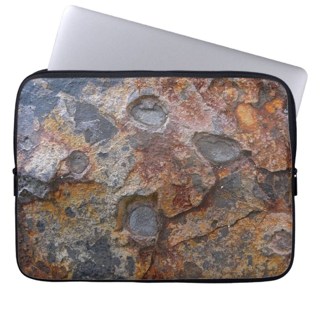 Geology Texture Sedementary Rock Laptop Sleeve (Front)
