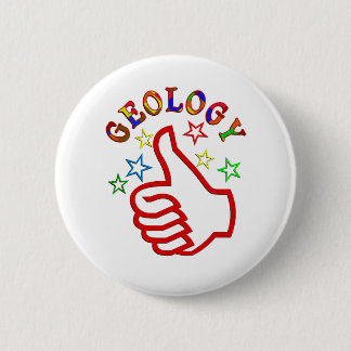 Geology Thumbs Up 2 Inch Round Button