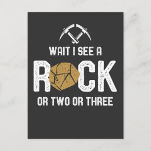 Geology - Wait I See A Rock Postcard