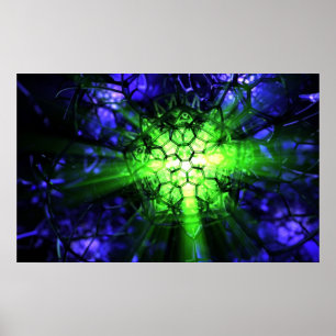 Geomancy (Green) Poster