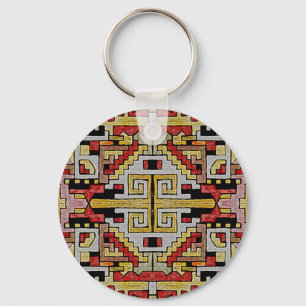 Geomethric Tribal/Ethnic Pattern Keychain