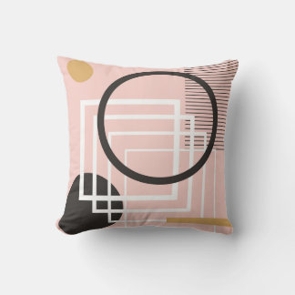Geometic Abstract Throw Pillow
