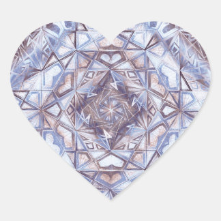 Geometic Worlds Heart Sticker