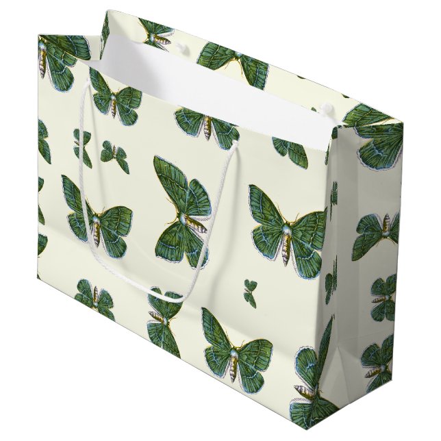 Geometra papilionaria - The Large Emerald Moth Gift Bag (Front Angled)