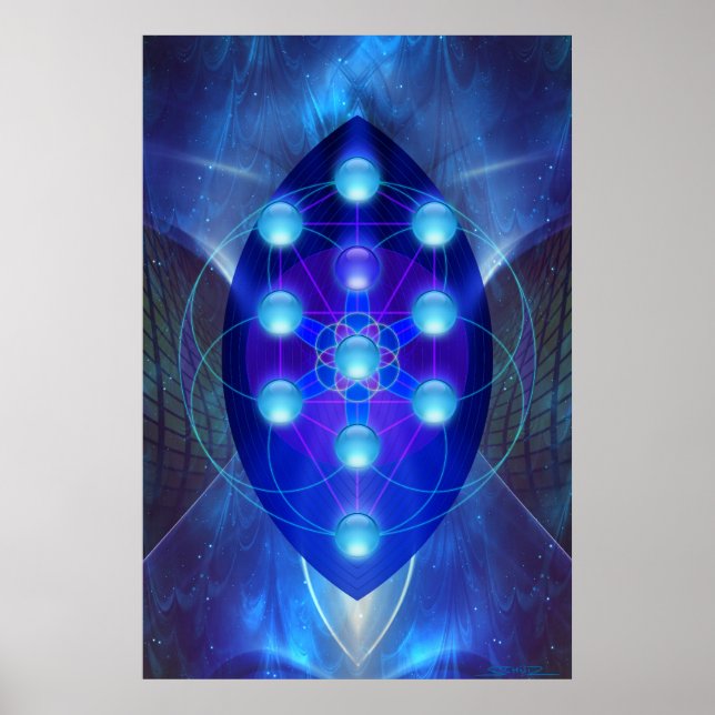 Geometree - Poster De L'Arbre De Vie (Devant)