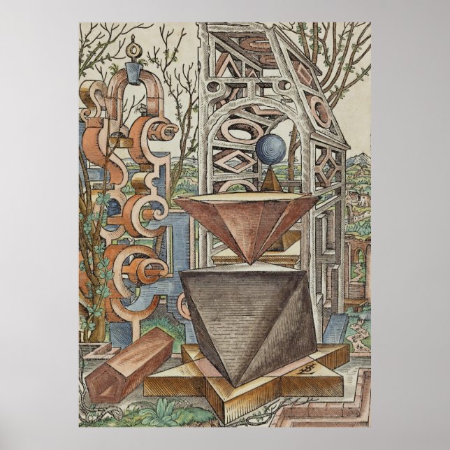 Geometria et Perspectiva- III  Poster (Front)