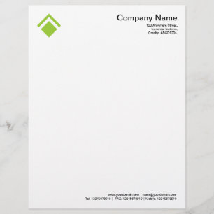 Geometric 01 - Martian Green Letterhead