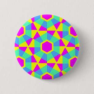 Geometric 060614 (02) 2 inch round button