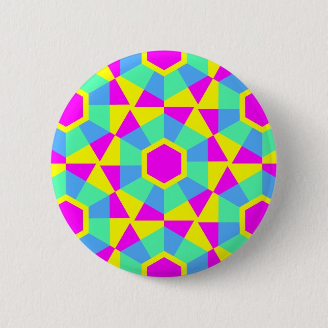 Geometric 060614 (02) 2 inch round button (Front)