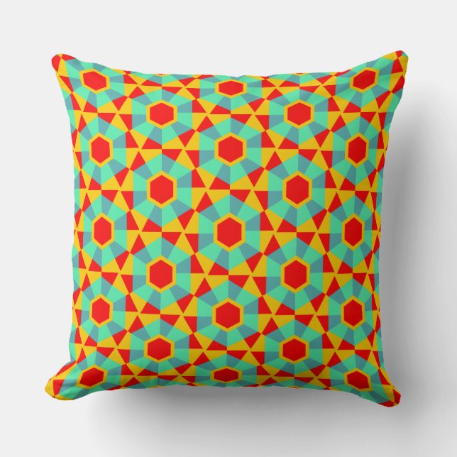 Geometric 060614 throw pillow (Front)
