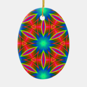 Geometric 160614 (01) ceramic ornament