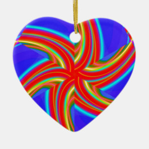 Geometric 160614 (04) ceramic ornament