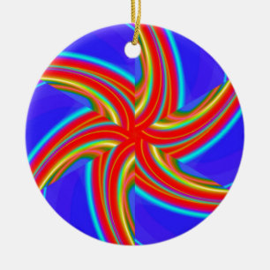 Geometric 160614 (04) ceramic ornament