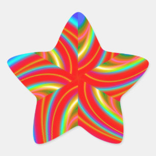 Geometric 160614 (04) star sticker