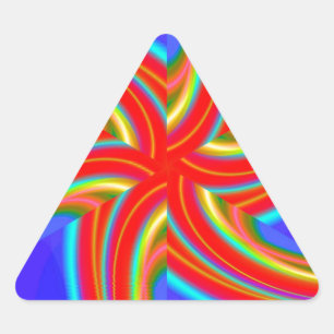 Geometric 160614 (04) triangle sticker