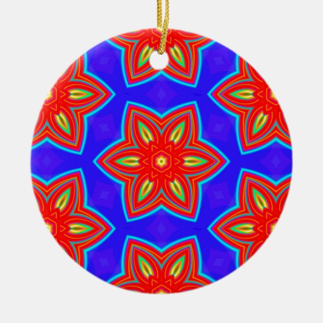 Geometric 160614 (05) ceramic ornament (Front)