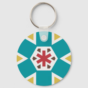 Geometric 230614 (01) keychain