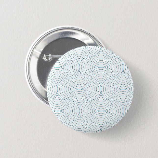 geometric #2 2 inch round button (Front & Back)