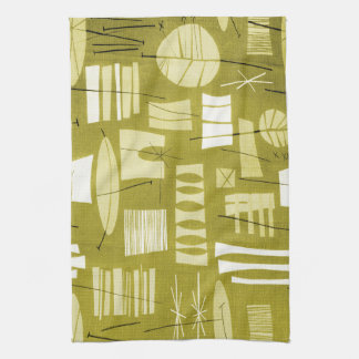 GEOMETRIC 2 MoJo Kitchen Towel - LEMON YELLOW