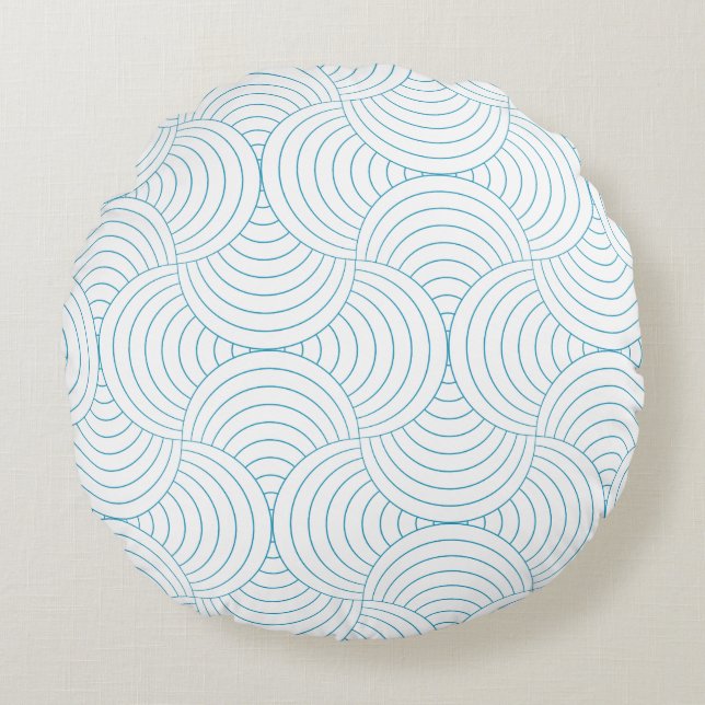 geometric #2 round pillow (Front)
