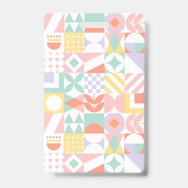 geometric #32 badge (Front)