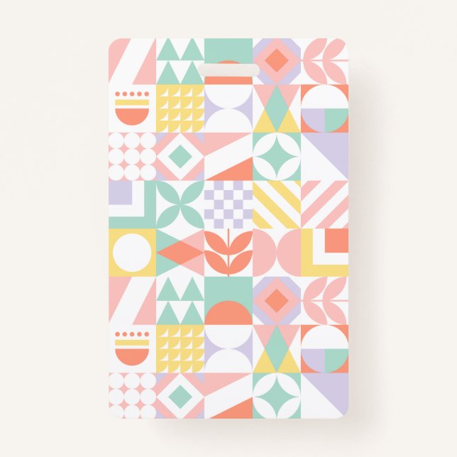 geometric #32 badge (Front)