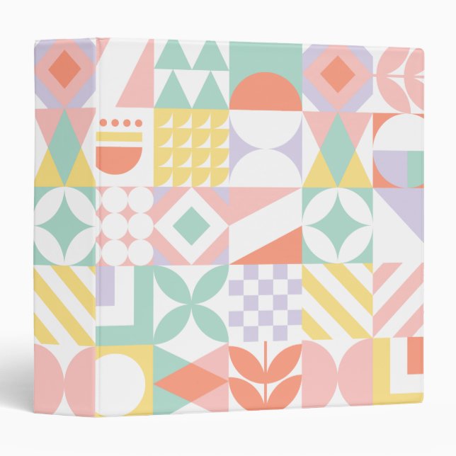 geometric #32 binder (Front/Spine)