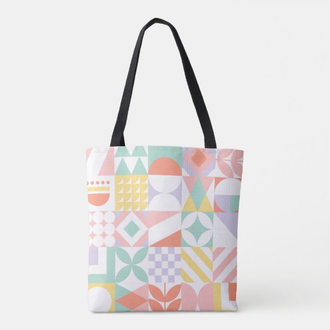 geometric #32 tote bag (Back)