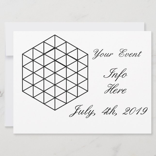 Geometric 3-D Cube Thunder_Cove (Front)