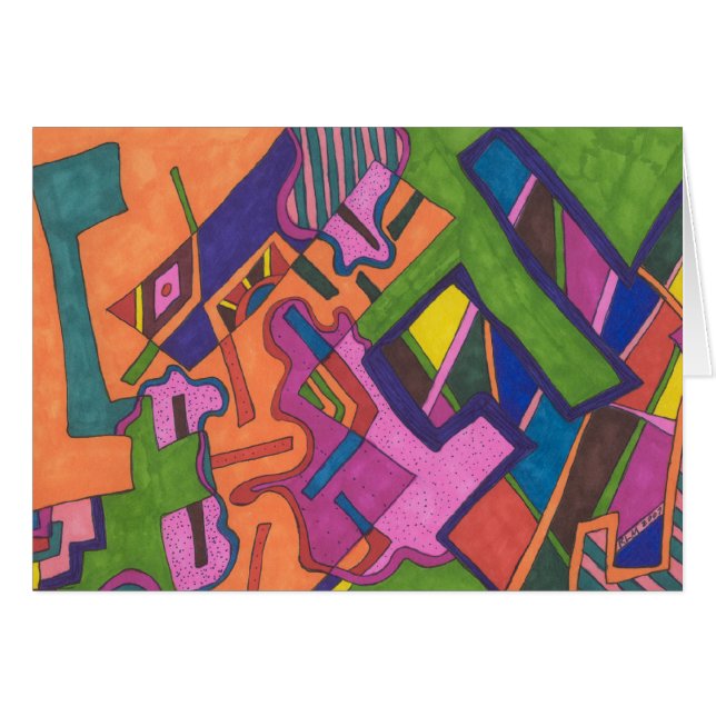 "Geometric" Abstract (Front Horizontal)