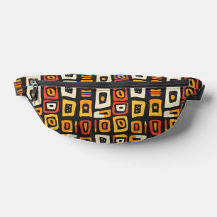 Geometric Abstract African Pattern Fanny Pack
